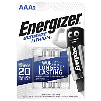 Energizer AAA L92 Lithium Ultimate bl/2